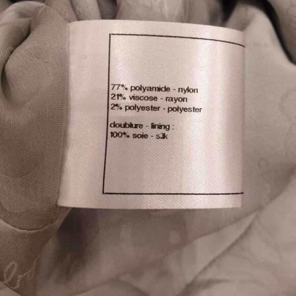 Chanel 2014 Tweed Jacket, Black, Navy, White, Size 38 - Picture 6 of 8